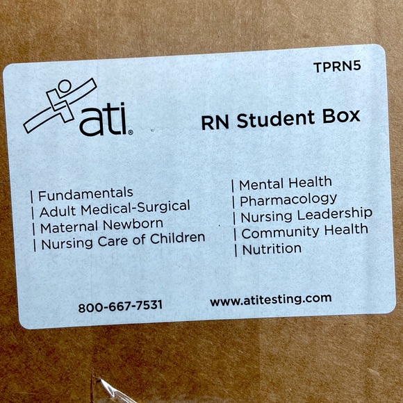 ATI NURSING EDUCATION RN Student Box UNOPENED - Picture 1 of 3